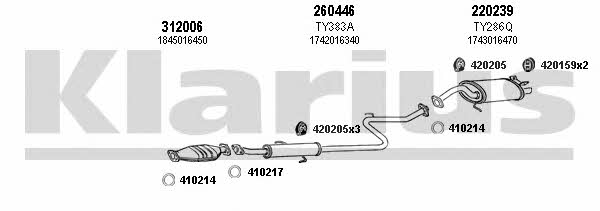  900192E Exhaust system 900192E