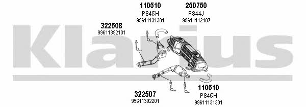 Klarius 680027E Exhaust system 680027E