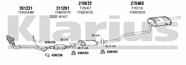  900336E Exhaust system 900336E