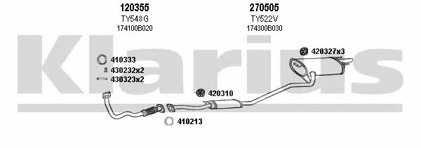  900349E Exhaust system 900349E