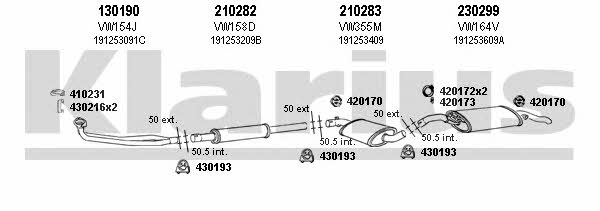  930481E Exhaust system 930481E