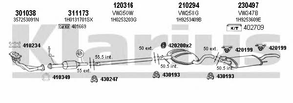  930602E Exhaust system 930602E