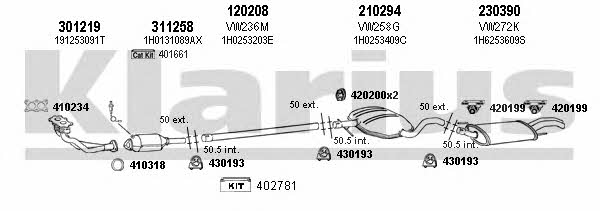  930644E Exhaust system 930644E