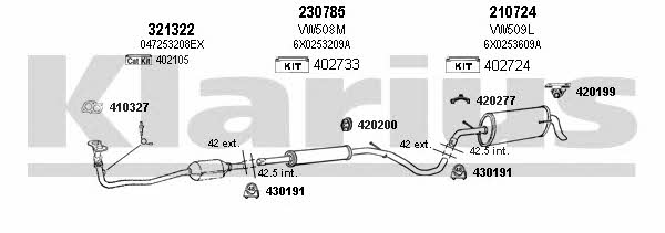  930833E Exhaust system 930833E