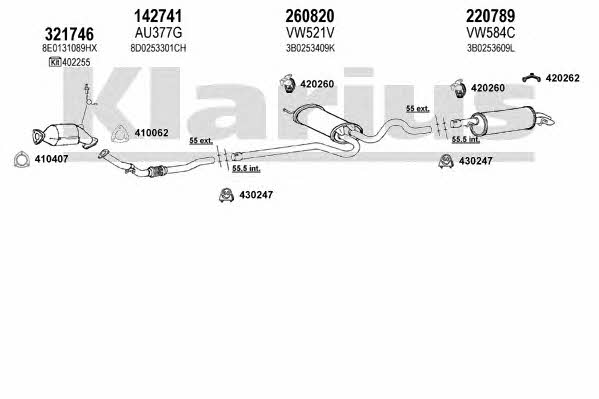  930896E Exhaust system 930896E