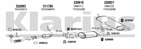  930926E Exhaust system 930926E