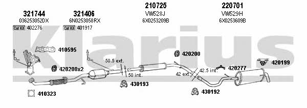  931005E Exhaust system 931005E