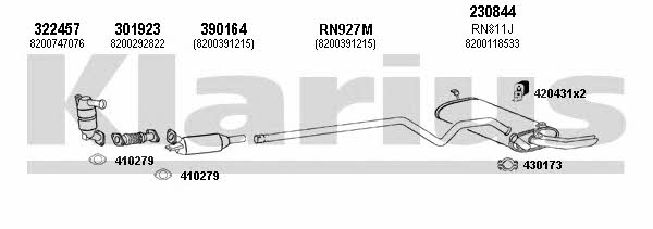  721063E Exhaust system 721063E