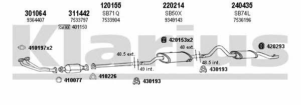  750034E Exhaust System 750034E