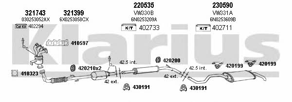  931285E Exhaust system 931285E