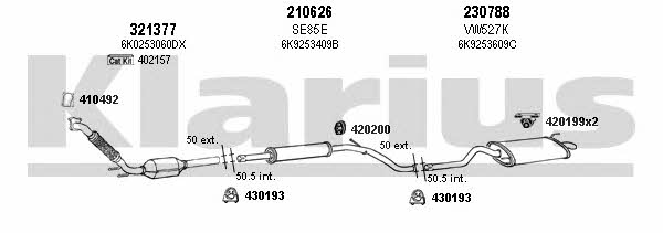  931356E Exhaust system 931356E