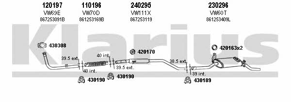  931379E Exhaust system 931379E