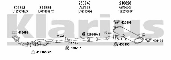  931409E Exhaust system 931409E