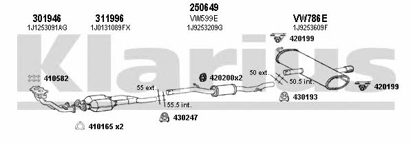  931410E Exhaust system 931410E