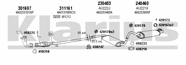 Klarius 940447E Exhaust system 940447E