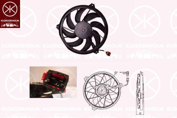 Klokkerholm 5507307525 Hub, engine cooling fan wheel 5507307525