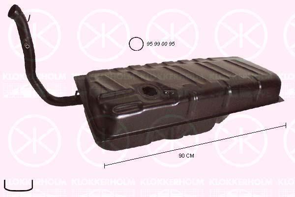 Klokkerholm 9526019 Tank assy fuel 9526019