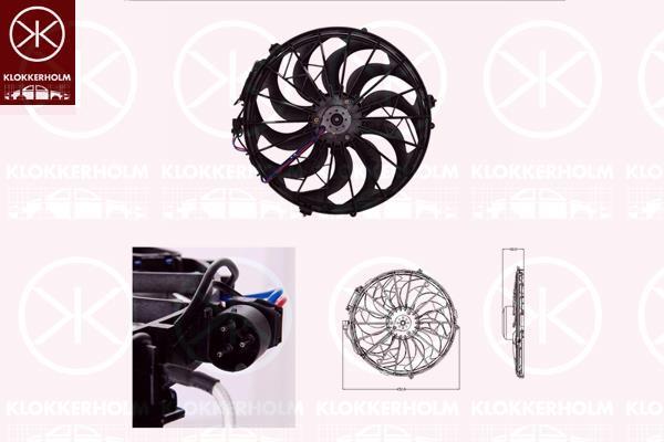 Klokkerholm 00602601 Hub, engine cooling fan wheel 00602601