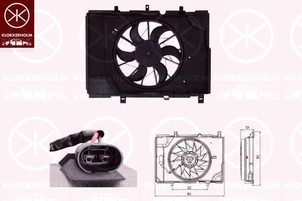 Klokkerholm 35122601 Hub, engine cooling fan wheel 35122601