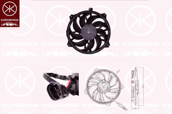 Klokkerholm 05242603 Hub, engine cooling fan wheel 05242603