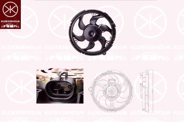 Klokkerholm 20272602 Hub, engine cooling fan wheel 20272602