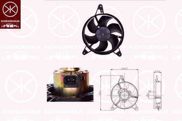 Klokkerholm 20882601 Hub, engine cooling fan wheel 20882601