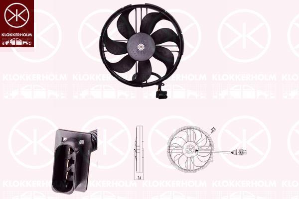 Klokkerholm 95042602 Hub, engine cooling fan wheel 95042602