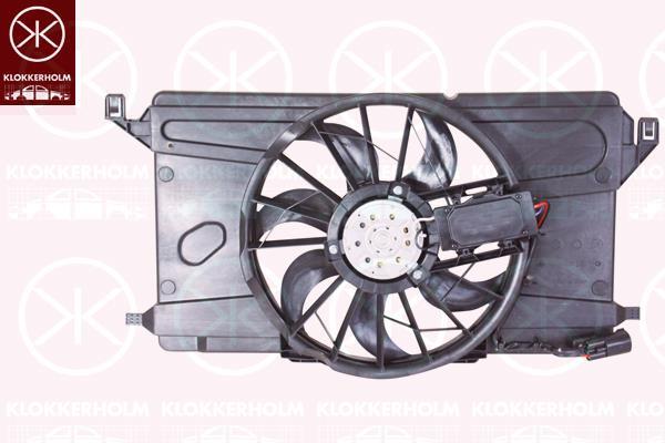 Klokkerholm 25332601 Hub, engine cooling fan wheel 25332601