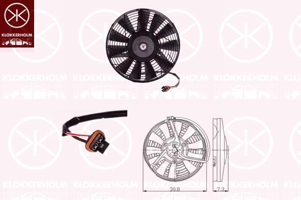 Klokkerholm 50502602 Hub, engine cooling fan wheel 50502602