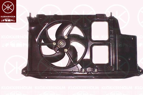 Klokkerholm 55072603 Hub, engine cooling fan wheel 55072603