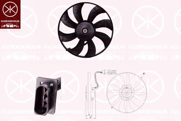 Klokkerholm 95062604 Hub, engine cooling fan wheel 95062604