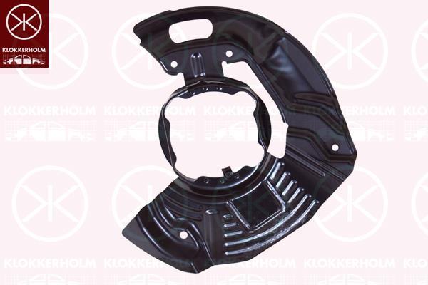 Brake dust shield BMW 5 series: 0065377 Klokkerholm Brake dust shield