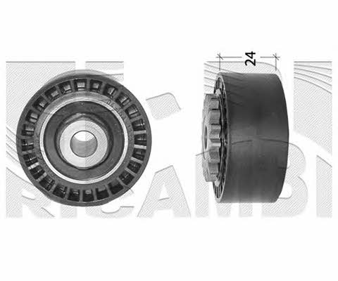 Km international FI5840 V-ribbed belt tensioner (drive) roller FI5840