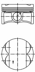 Kolbenschmidt 40303600 Piston 40303600