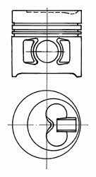 Kolbenschmidt 91022600 Piston 91022600