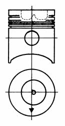 93063600 Kolbenschmidt Piston