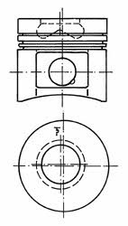 Kolbenschmidt 91260600 Piston 91260600 91260600 Kolbenschmidt Piston