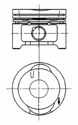 Kolbenschmidt 92228600 Piston 92228600