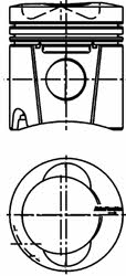 99775610 Kolbenschmidt Piston