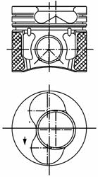 Kolbenschmidt 99842620 Piston 99842620