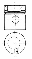 93831610 Kolbenschmidt Piston