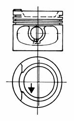 Kolbenschmidt 93875610 Piston 93875610