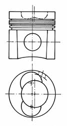 Piston MAN: 94412600 Kolbenschmidt Piston