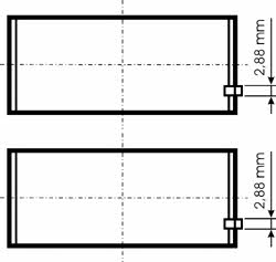 Engine bearing Renault: 79328600 Kolbenschmidt Bearing Shell