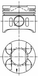 Piston Kolbenschmidt 41014620