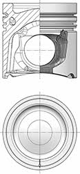 Kolbenschmidt 40831620 Piston 40831620