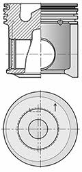 Kolbenschmidt 40623600 Piston 40623600 40623600 Kolbenschmidt Piston