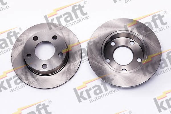 Kraft Automotive 6050130 Rear brake disc, non-ventilated 6050130