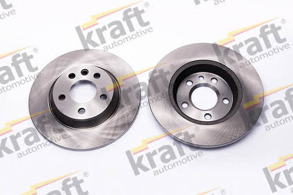 Kraft Automotive 6050510 Rear brake disc, non-ventilated 6050510