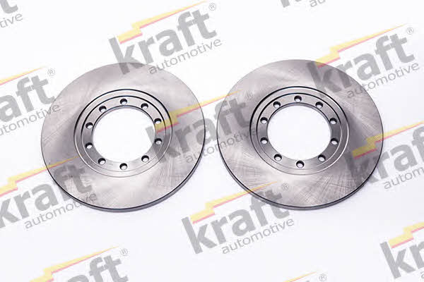 Kraft Automotive 6052212 Rear brake disc, non-ventilated 6052212